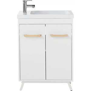 Masca lavoar GOODHOME Ladoga, 60 x 36 x 81 cm, alb mat Masca lavoar GOODHOME Ladoga, 60 x 36 x 81 cm, alb mat