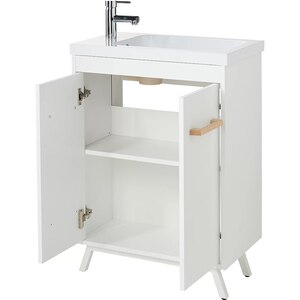 Masca lavoar GOODHOME Ladoga, 60 x 36 x 81 cm, alb mat Masca lavoar GOODHOME Ladoga, 60 x 36 x 81 cm, alb mat
