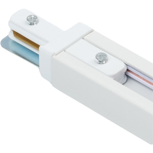 Conector sina in forma de I HOROZ Focus, 1 circuit, 8 x 4 cm, IP20, aluminiu/plastic, alb Conector sina in forma de I HOROZ Focus, 1 circuit, 8 x 4 cm, IP20, aluminiu/plastic, alb