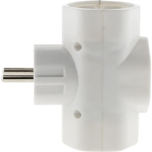 Adaptor priza OPP1, 3 prize, alb Adaptor priza OPP1, 3 prize, alb
