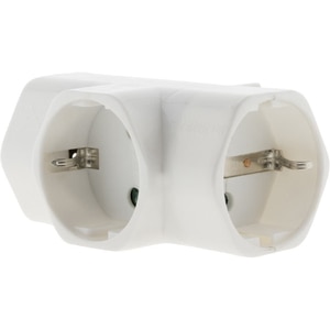 Adaptor priza OPP1, 3 prize, alb Adaptor priza OPP1, 3 prize, alb