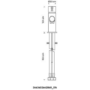 Baterie lavoar COOKE & LEWIS Lazu, inaltime 12.4 cm, alama, argintiu Baterie lavoar COOKE & LEWIS Lazu, inaltime 12.4 cm, alama, argintiu