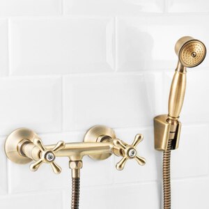 Baterie dus GOODHOME Cercal, metal, Bronz Baterie dus GOODHOME Cercal, metal, Bronz