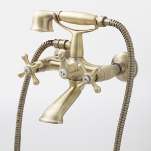 Baterie cada-dus GOODHOME Cercal, metal, Bronz Baterie cada-dus GOODHOME Cercal, metal, Bronz