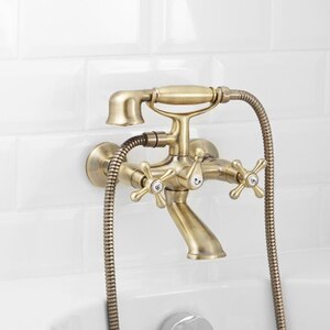 Baterie cada-dus GOODHOME Cercal, metal, Bronz Baterie cada-dus GOODHOME Cercal, metal, Bronz