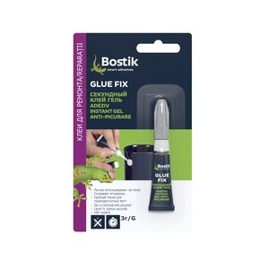 Super glue BOSTIK, transparent, 3g Super glue BOSTIK, transparent, 3g