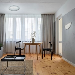 Plafoniera KLAUSEN Rahos 40 LY-6064, 15W, E27, Alb Plafoniera KLAUSEN Rahos 40 LY-6064, 15W, E27, Alb
