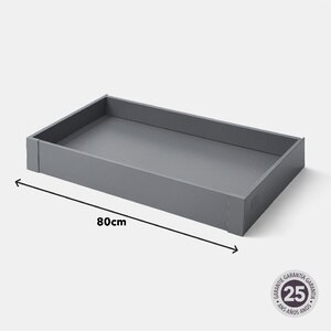 Front sertar GoodHome Soto, 80 cm, antracit Front sertar GoodHome Soto, 80 cm, antracit