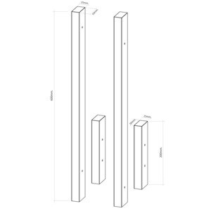 Kit de conversie pentru masina de spalat vase GoodHome, 45 cm Kit de conversie pentru masina de spalat vase GoodHome, 45 cm