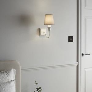 Aplica GOODHOME Tulou, 40W, E14, IP20, gri Aplica GOODHOME Tulou, 40W, E14, IP20, gri