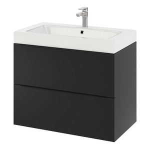 Lavoar baie GOODHOME Duala, rasina, 80 x 45 cm, alb mat Lavoar baie GOODHOME Duala, rasina, 80 x 45 cm, alb mat