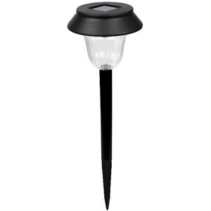 Lampa solara LED, 0.01 W, 300 mAh, 10000 K, plastic, negru Lampa solara LED, 0.01 W, 300 mAh, 10000 K, plastic, negru
