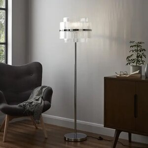 Lampadar GOODHOME Rhyolit, 42W, E27, argintiu Lampadar GOODHOME Rhyolit, 42W, E27, argintiu