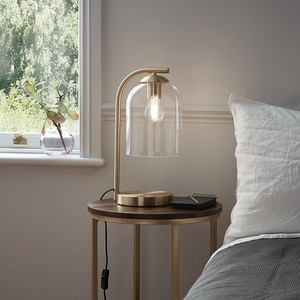 Veioza GOODHOME Thestias, E27, IP20, auriu Veioza GOODHOME Thestias, E27, IP20, auriu