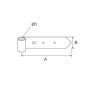 Balama SUKI, 400 x 40 x 13mm, otel, argintiu Balama SUKI, 400 x 40 x 13mm, otel, argintiu