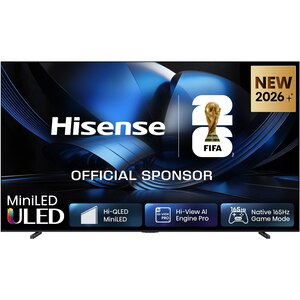 Televizor Mini-LED ULED Smart HISENSE 100U7S, Ultra HD 4K, HDR, 253cm Televizor Mini-LED ULED Smart HISENSE 100U7S, Ultra HD 4K, HDR, 253cm