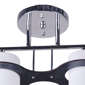 Lustra Klausen Olaf, 2xE27, 60W, IP20, alb-crom Lustra Klausen Olaf, 2xE27, 60W, IP20, alb-crom