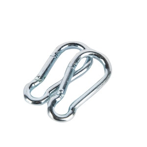 Carabina cu clapa DORNER + HELMER, 6 x 60mm, otel zincat Carabina cu clapa DORNER + HELMER, 6 x 60mm, otel zincat