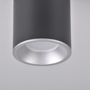 Spot LED POLUX Pallas 314130, GU10, 5.5W, negru-argintiu Spot LED POLUX Pallas 314130, GU10, 5.5W, negru-argintiu