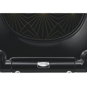 Capac WC GOODHOME Diani, inchidere lenta, plastic, negru/auriu Capac WC GOODHOME Diani, inchidere lenta, plastic, negru/auriu