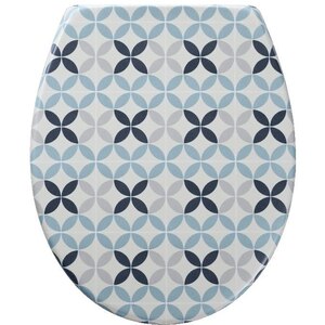 Capac WC GOODHOME Diani, inchidere lenta, plastic, multicolor Capac WC GOODHOME Diani, inchidere lenta, plastic, multicolor