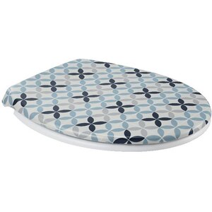 Capac WC GOODHOME Diani, inchidere lenta, plastic, multicolor Capac WC GOODHOME Diani, inchidere lenta, plastic, multicolor