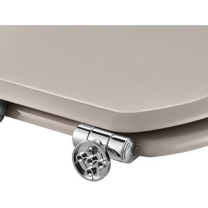 Capac WC GOODHOME Pilica, inchidere lenta, MDF, bej Capac WC GOODHOME Pilica, inchidere lenta, MDF, bej