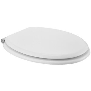 Capac WC GOODHOME Pilica, inchidere lenta, MDF, alb Capac WC GOODHOME Pilica, inchidere lenta, MDF, alb