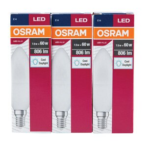 Set 3 buc bec Led Value Clb60 7W Osram Set 3 buc bec Led Value Clb60 7W Osram