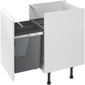 Cos de gunoi GOODHOME 101049003, incorporabil, 3 compartimente, 64l, plastic, gri Cos de gunoi GOODHOME 101049003, incorporabil, 3 compartimente, 64l, plastic, gri