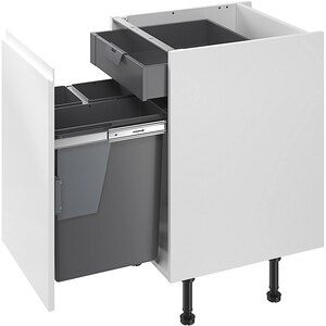 Cos de gunoi GOODHOME 101049003, incorporabil, 3 compartimente, 64l, plastic, gri Cos de gunoi GOODHOME 101049003, incorporabil, 3 compartimente, 64l, plastic, gri