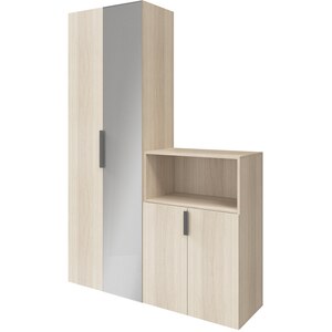 Maner GOODHOME Atomia, otel, 16.5 cm, 2 bucati, gri Maner GOODHOME Atomia, otel, 16.5 cm, 2 bucati, gri