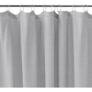 Perdea dus Elland GoodHome, poliester, 180x200 cm, gri Perdea dus Elland GoodHome, poliester, 180x200 cm, gri