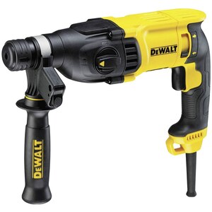 Ciocan rotopercutor SDS-Plus DEWALT D25133K, 800 W, 26 mm, fara acumulator, negru/galben Ciocan rotopercutor SDS-Plus DEWALT D25133K, 800 W, 26 mm, fara acumulator, negru/galben