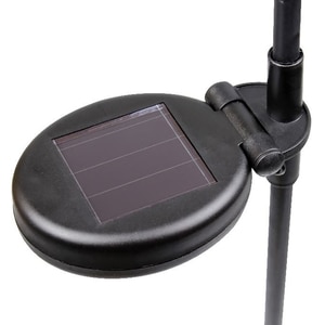 Lampa solara LED, IP44, 2000K, forma glob, negru Lampa solara LED, IP44, 2000K, forma glob, negru