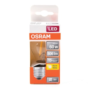Bec LED LEDVANCE, E27, 6W, 806lm, 2700K Bec LED LEDVANCE, E27, 6W, 806lm, 2700K