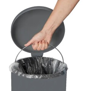 Cos de gunoi COOKE & LEWIS 101103699, 30l, inox, gri Cos de gunoi COOKE & LEWIS 101103699, 30l, inox, gri