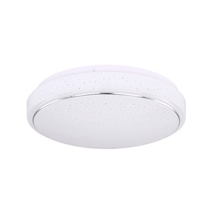 Plafoniera LED GLOBO Kalle 48408-18, 18W, 1300lm, 3000K, alb-crom Plafoniera LED GLOBO Kalle 48408-18, 18W, 1300lm, 3000K, alb-crom