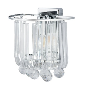Aplica de perete GLOBO LIGHTING Minnesota, bec incandescent, E14, 40W, crom Aplica de perete GLOBO LIGHTING Minnesota, bec incandescent, E14, 40W, crom