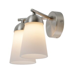 Aplica GOODHOME Dudhon, 2 x 4.2W, IP44, alb-argintiu Aplica GOODHOME Dudhon, 2 x 4.2W, IP44, alb-argintiu