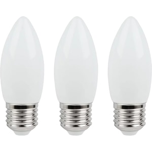 Set 3 becuri LED C35 DIALL, E27, 3.4W, 470 lm, 2700K, lumina calda Set 3 becuri LED C35 DIALL, E27, 3.4W, 470 lm, 2700K, lumina calda