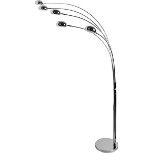 Lampadar LED reglabil GOODHOME Coolah, 160 cm, 38W, 2600lm, IP20, argintiu Lampadar LED reglabil GOODHOME Coolah, 160 cm, 38W, 2600lm, IP20, argintiu