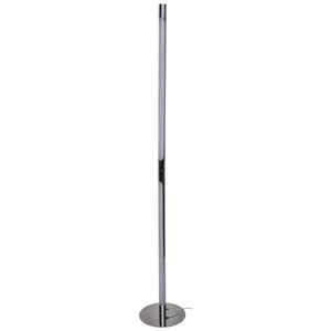 Lampadar LED Eucrite GOODHOME, 136 cm, 26W, 1900lm, IP20, 3000K, argintiu Lampadar LED Eucrite GOODHOME, 136 cm, 26W, 1900lm, IP20, 3000K, argintiu