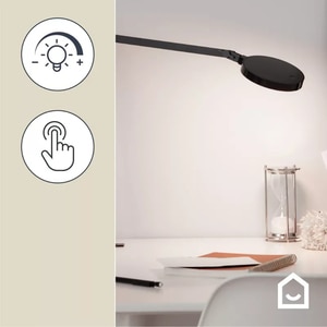 Lampa de birou GOODHOME Moxette, IP20, negru Lampa de birou GOODHOME Moxette, IP20, negru