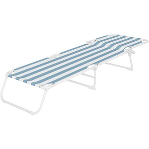 Sezlong gradina Curacao, otel, 183 x 57.5 x 79 cm, albastru Sezlong gradina Curacao, otel, 183 x 57.5 x 79 cm, albastru
