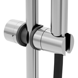 Suport universal pentru dus GOODHOME, ABS, 12.2 cm, crom Suport universal pentru dus GOODHOME, ABS, 12.2 cm, crom