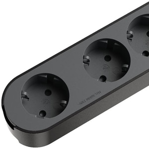 Prelungitor JACOBSEN, 4 prize Schuko, 1.5 m, 1.5 mm, cu intrerupator, negru Prelungitor JACOBSEN, 4 prize Schuko, 1.5 m, 1.5 mm, cu intrerupator, negru