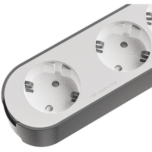 Prelungitor JACOBSEN, 5 prize Schuko, 1.5 m, 1.5 mm, alb/gri Prelungitor JACOBSEN, 5 prize Schuko, 1.5 m, 1.5 mm, alb/gri