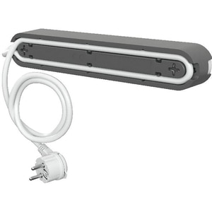 Prelungitor JACOBSEN, 6 prize Schuko, 1.5 m, 1.5 mm, cu intrerupator, alb/gri Prelungitor JACOBSEN, 6 prize Schuko, 1.5 m, 1.5 mm, cu intrerupator, alb/gri