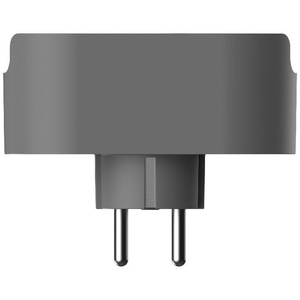 Adaptor priza Jacobsen, 2 prize, 16A, alb-gri Adaptor priza Jacobsen, 2 prize, 16A, alb-gri